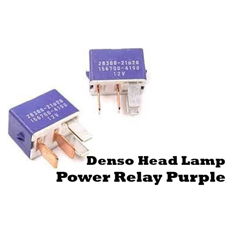 Original Denso Head Lamp Power Relay Purple Made in Japan 156700-4190