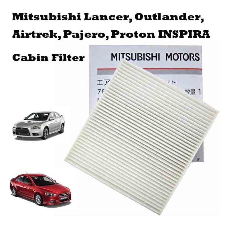 Mitsubishi Lancer , Inspira , Airtrek , Outlander Active Carbon Charcol Cabin Filter