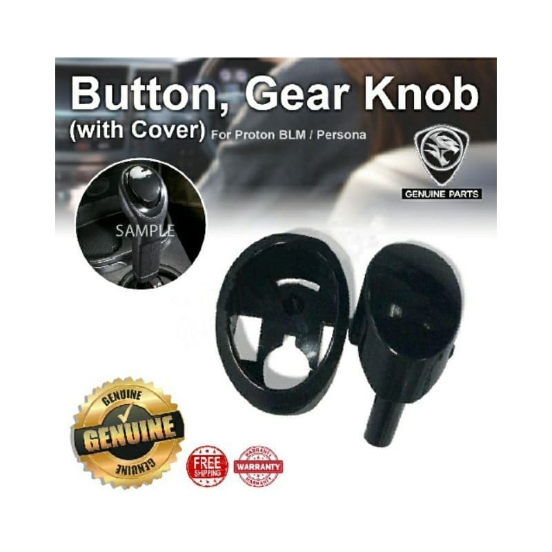 Original Proton Genuine Gear Knob Push Button Kit For Saga BLM FL FLX, Satria Neo, Persona (Auto)