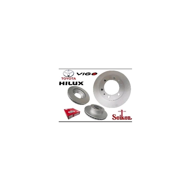 TOYOTA HILUX KUN25 FRONT DISC ROTOR SET SEIKEN