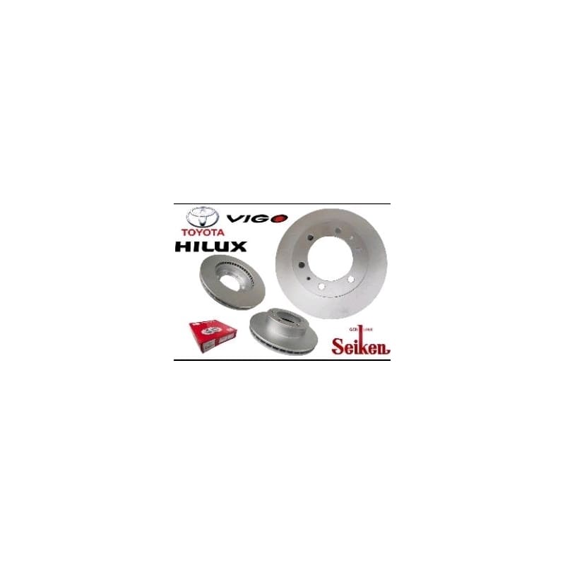 TOYOTA HILUX KUN25 FRONT DISC ROTOR SET SEIKEN