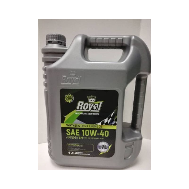ROYAL NANO ESTER TECHNOLOGI SEMI SYNTHETIC DIESEL ENGINE OIL SAE 10W-40 API CJ-4/SM 7LITER