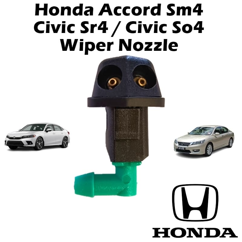 Honda Accord SM4, Civic SR4/SO4 Front Wiper Nozzle (Front Washer Sprayer Nozzle)
