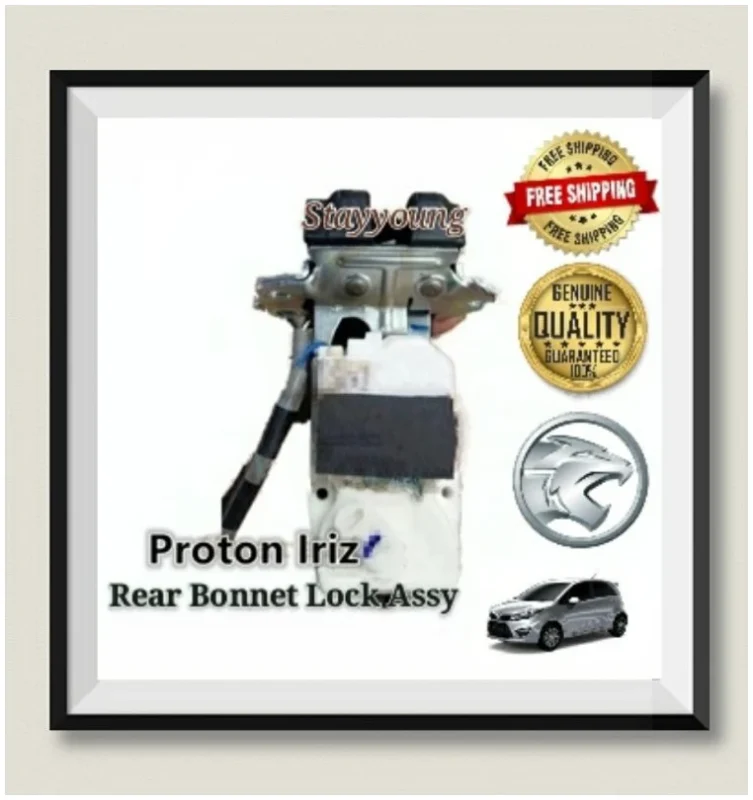 ORIGINAL PROTON GENUINE IRIZ, SUPRIMA S REAR BONNET LOCK WITH SET ASSY