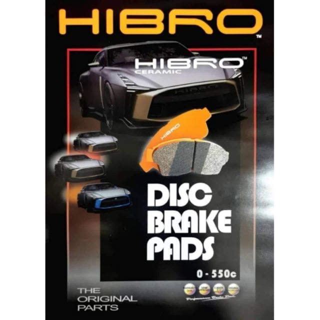 HONDA CRV SWA, TOA, ODYSSEY RB2/RB3 FRONT HIBRO CERAMIC DISC BRAKE PAD FREE BRAKE GREASE