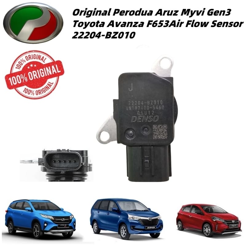 Original Perodua Aruz Myvi Gen3 Toyota Avanza 1nr 2nr Air Flow Sensor 22204-BZ010