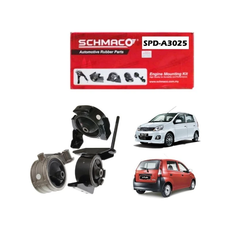 ENGINE MOUNTING SET SCHMACO PERODUA VIVA 660 850 1.0