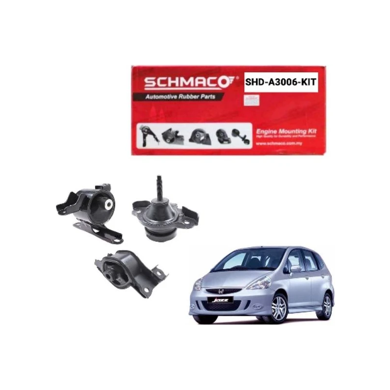 SCHMACO ENGINE MOUNTING SET HONDA CITY SEL V-TEC  2003-2008 /JAZZ 2003-2008