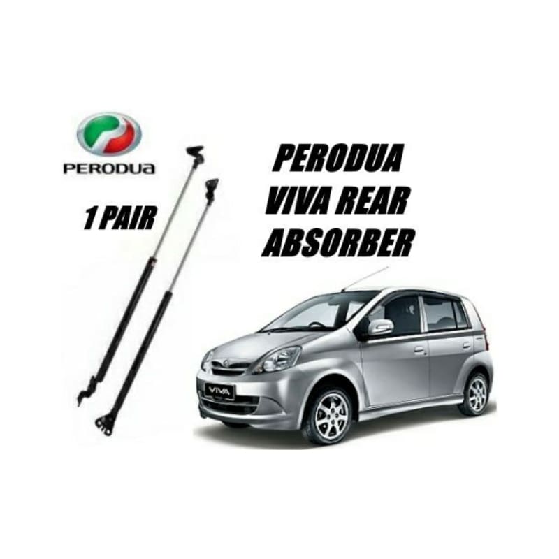 1 Pair Perodua Viva Rear Bonnet Damper Absorber