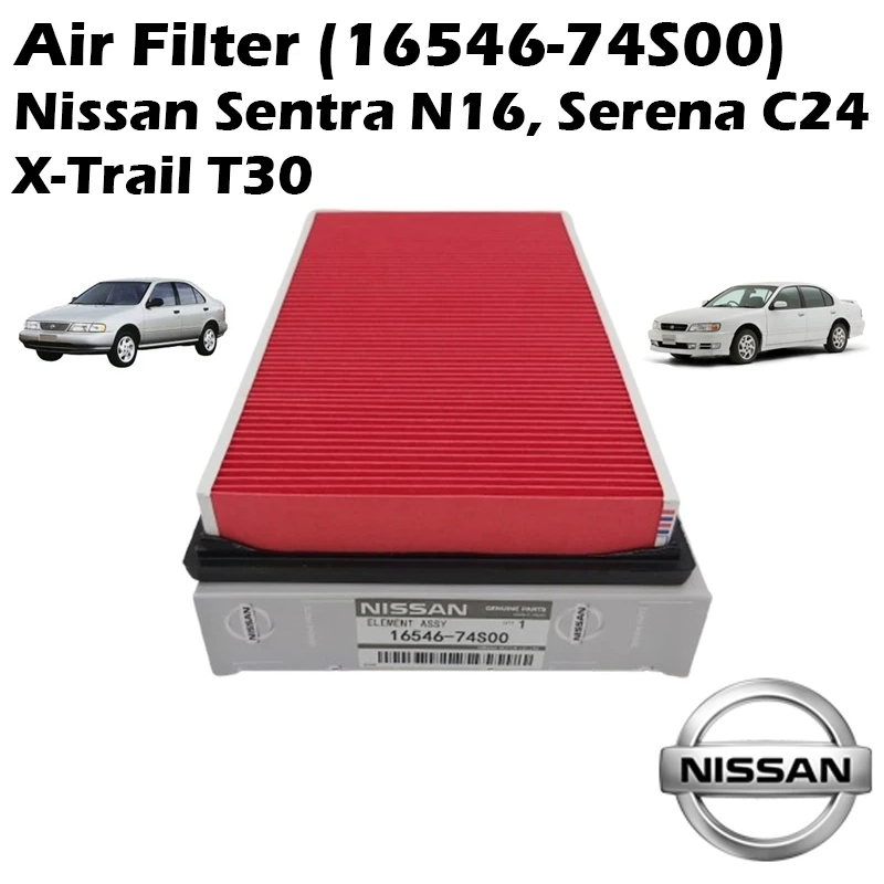 Nissan Sentra N16, Serena C24, X-Trail T30 Engine Air Filter (16546-74S00) Penapis Udara Enjin