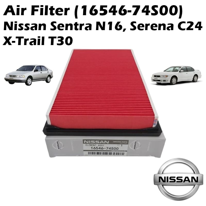 Nissan Sentra N16, Serena C24, X-Trail T30 Engine Air Filter (16546-74S00) Penapis Udara Enjin