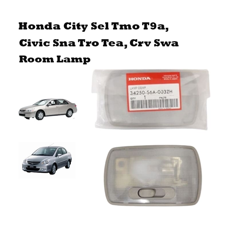 Honda Geniune City Sel Tmo T9a, Civic Sna Tro Tea, Accord Sda Tao T2a & Crv Swa Room Lamp Lampu Bumbung Tengah