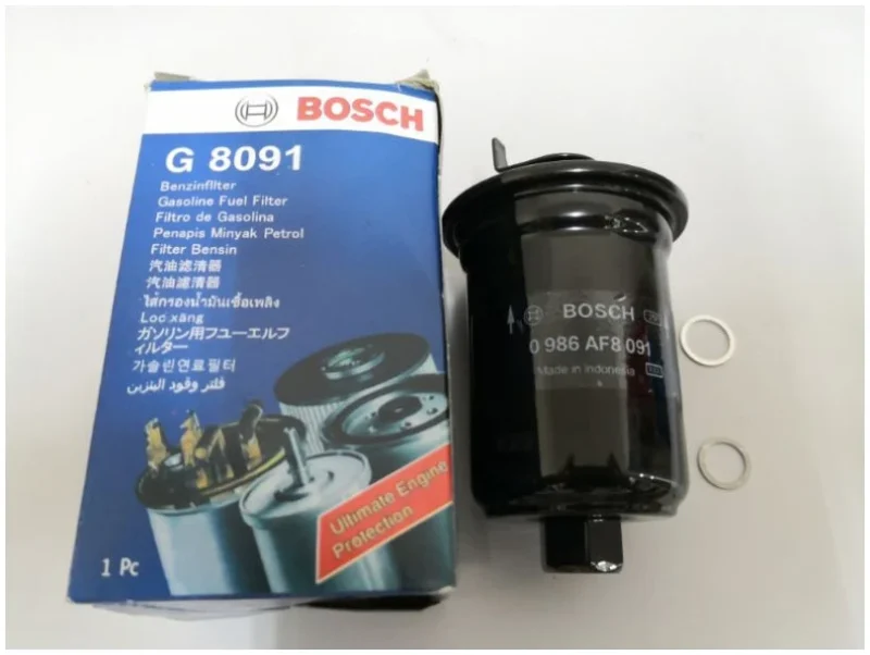 Bosch Fuel Filter G8091 For Proton Wira/Satria/Putra 1.6‑1.8 & Perdana V6