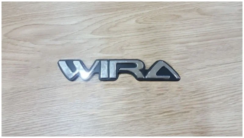 PROTON WIRA WORD REAR BACK EMBLEM LOGO - WIRA