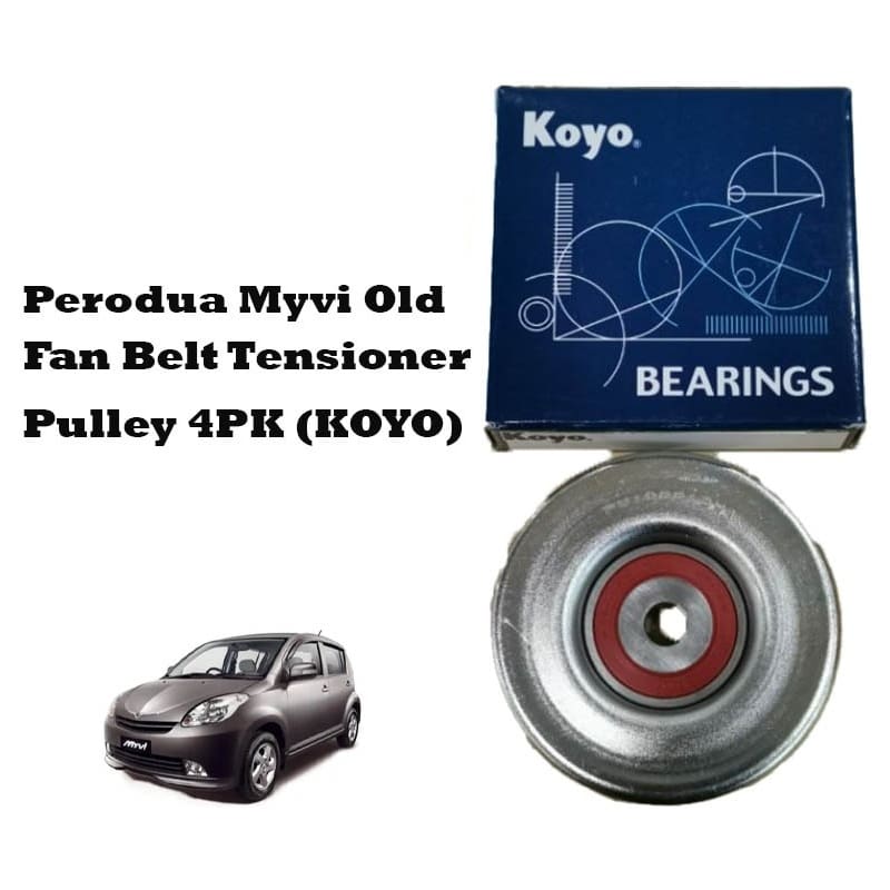Perodua Myvi Old & Toyota Avanza 1.3 Air Cond Pulley Fan Belt Tensioner Pulley 4PK (KOYO)