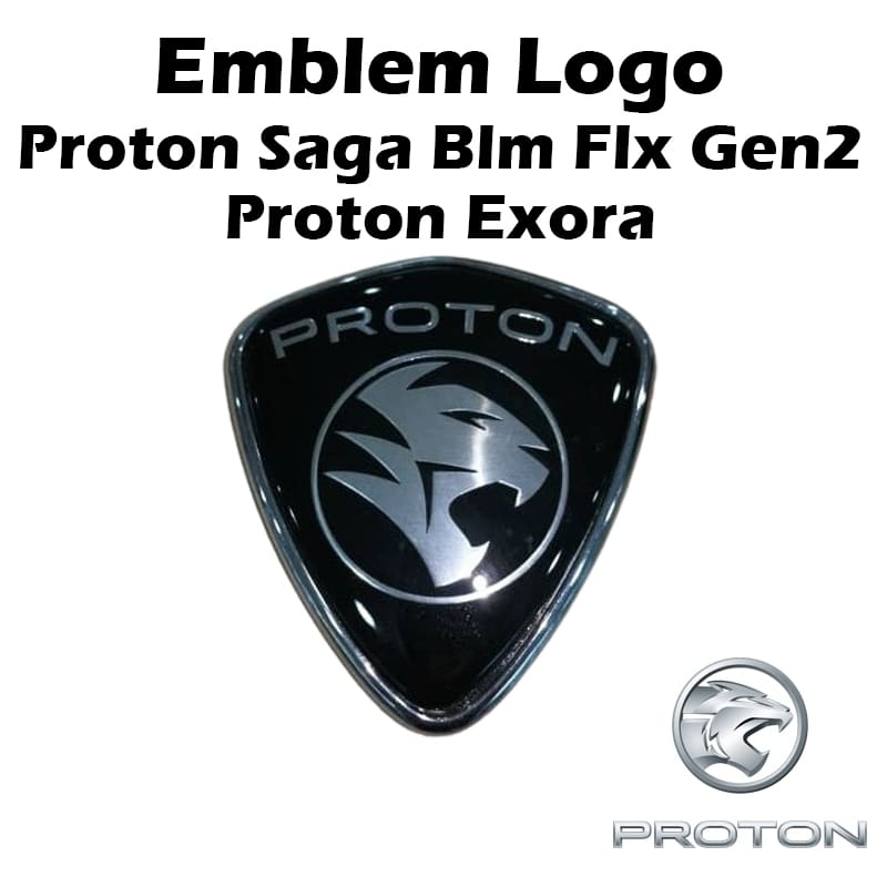 Proton Saga Blm, Flx Front Exora Front & Rear Grille Emblem Logo