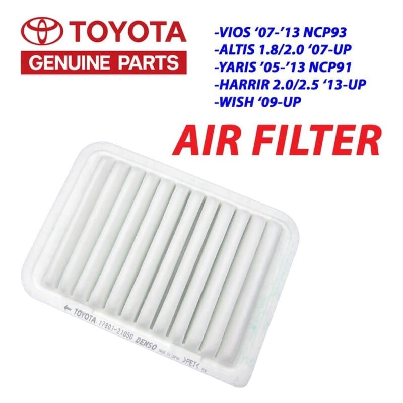 Toyota Vios NCP93 / Yaris / Voxy / Wish / Altis Engine Air Filter Enjin Penapis Udara ( 17801-21050 )