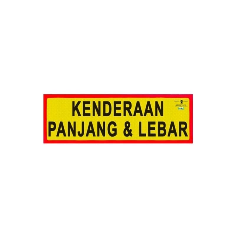 3M ORIGINAL LORRY REFLECTIVE STICKER KENDERAAN PANJANG & LEBAR (750X240)
