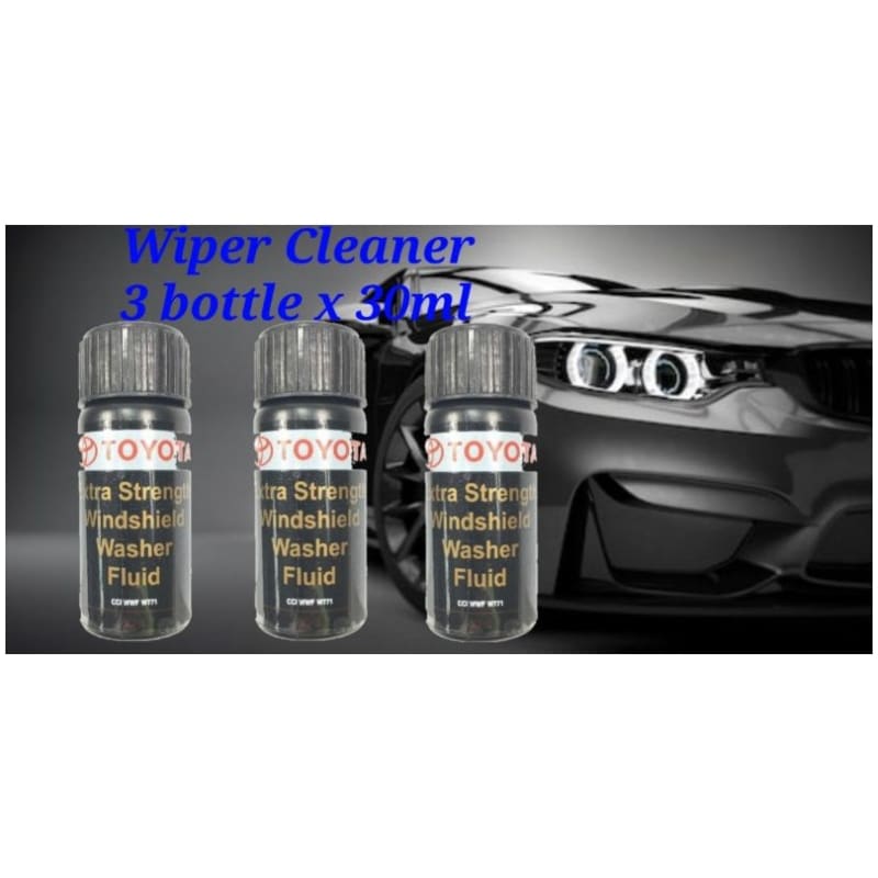 TOYOTA EXTRA STRONG WIPER CLEANER FLUID 3 BOTTLE x 30ML