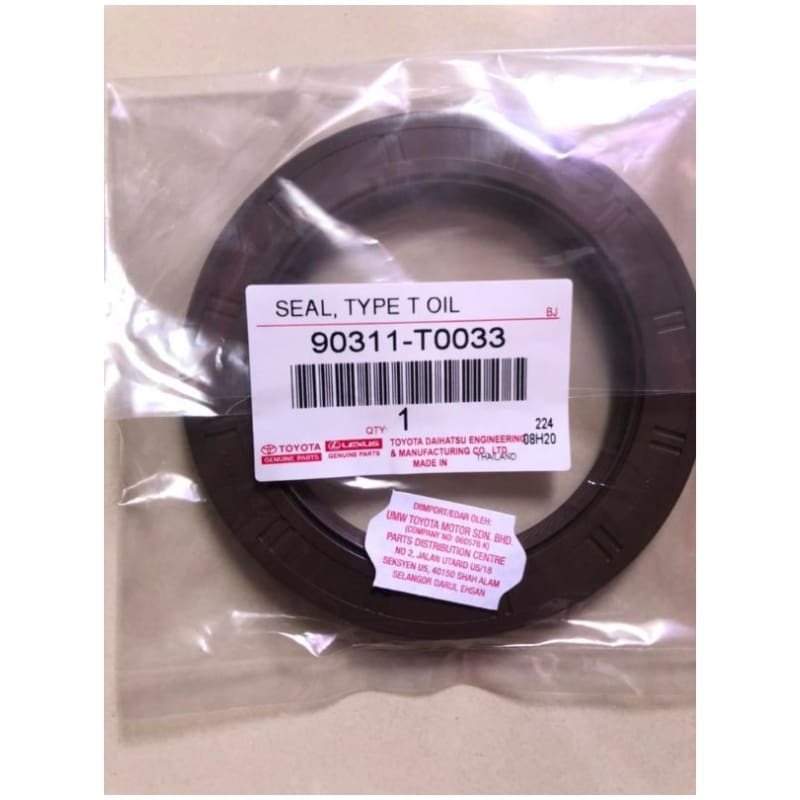 ORIGINAL TOYOTA GENUINE VOIS NCP42 & NCP93 FLYWHEEL OIL SEAL 90311-T0033