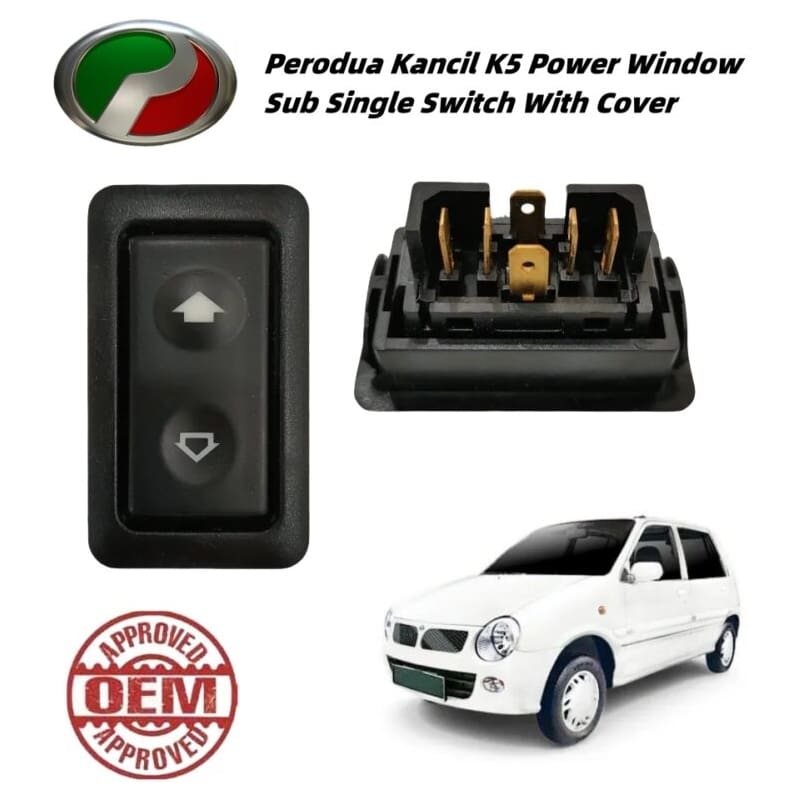 Perodua Kancil K5 Power Window Sub Single Switch With Cover