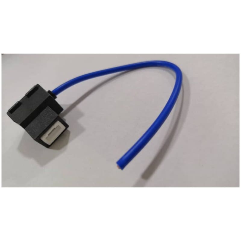 H1 H3 CERAMIC HEADLIGHT BULB SOCKET CONNECTOR WITH HARNESS WIRES