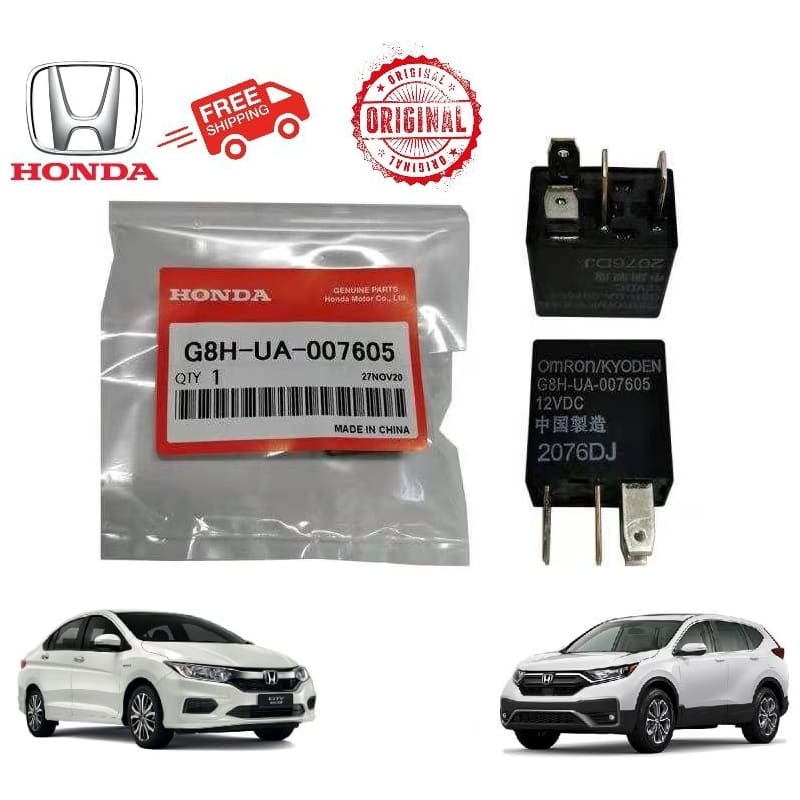 ORIGINAL HONDA OMRON KYODEN 4PIN POWER RELAY /HORN RELAY /FUSE BOX RELAY /AIR COND RELAY