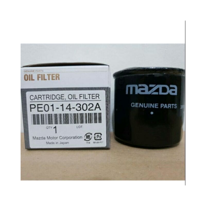 MAZDA 2 , 3, 6, 323, CX-3, CX-5, RX-8, PREMACY & FORD LASER OIL FILTER (PE01-14-302A)