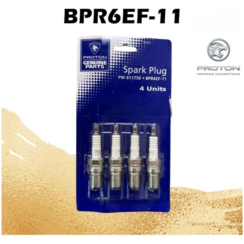 NGK BPR6EF-11 Genuine Spark Plug For Proton Campro BLM FLX Persona Gen2 Exora Satria Neo Preve IAFM