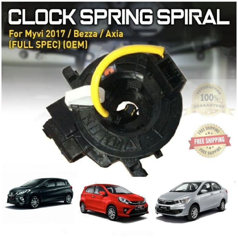AIR BAG CLOCK SPRING /SPIRAL CABLE PERODUA MYVI NEW FULL SPEC VERSION