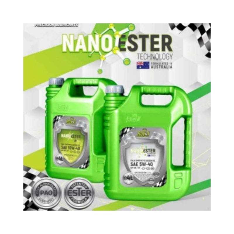 Royal Nano Ester Technology Semi / Fully Synthetic Racing Oil SAE 10W-40/5W-40/5W-30 API SN/CF 4L