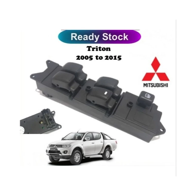 MITSUBISHI TRITON 2005-2015 POWER WINDOW MAIN SWITCH