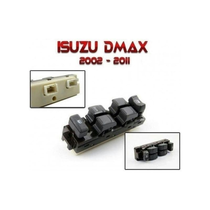 ISUZU D-MAX POWER WINDOW MAIN SWITCH DRIVER SIDE 2005-2012 (OEM)