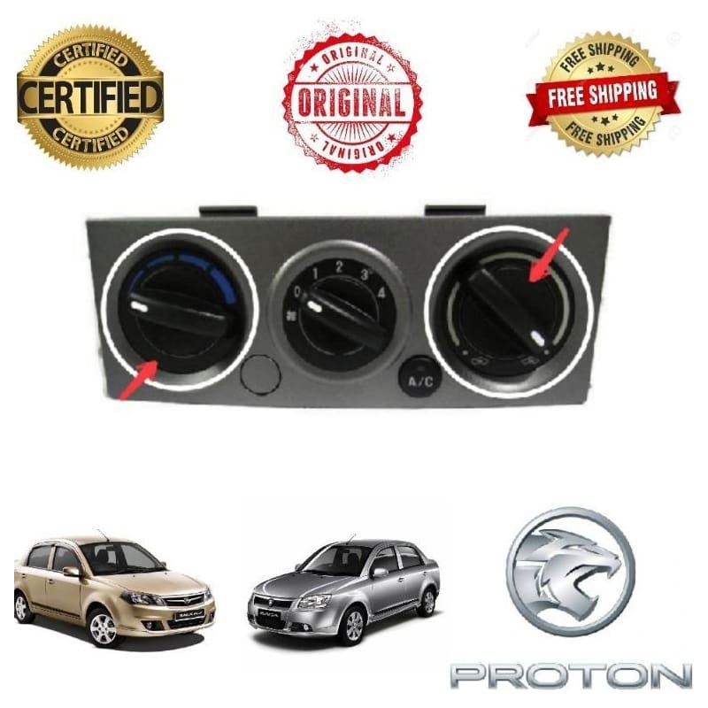 ORIGINAL PROTON GENIUNE SAGA BLM, FL & FLX GENUINE AIRCOND FAN & AIR CONTROL KNOB BUTTON
