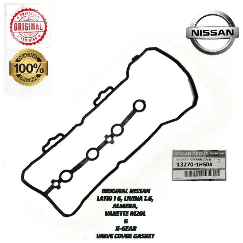Valve Cover Gasket Nissan Grand Livina 1.6 , Latio 1.6 , Almera & Vanette M20l (13270-ed50a)