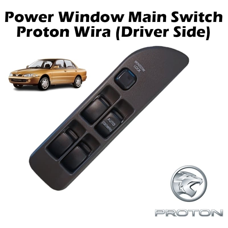Proton Wira Power Window Main Switch Oem/Original (Driver Side)