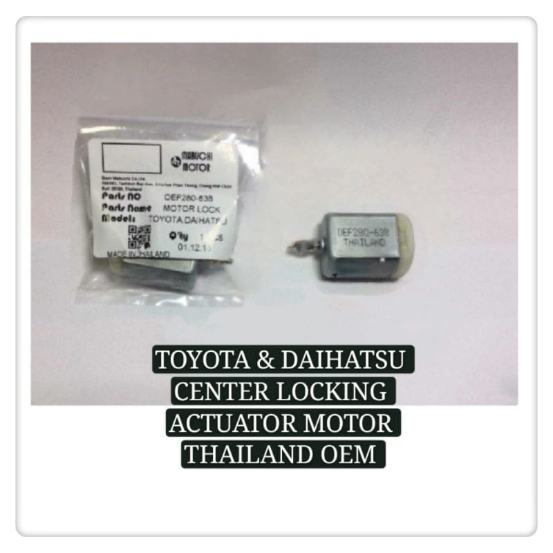 TOYOTA & DAIHATSU CENTER LOCK ACTUATOR MOTOR WITH GEAR THAILAND OEM