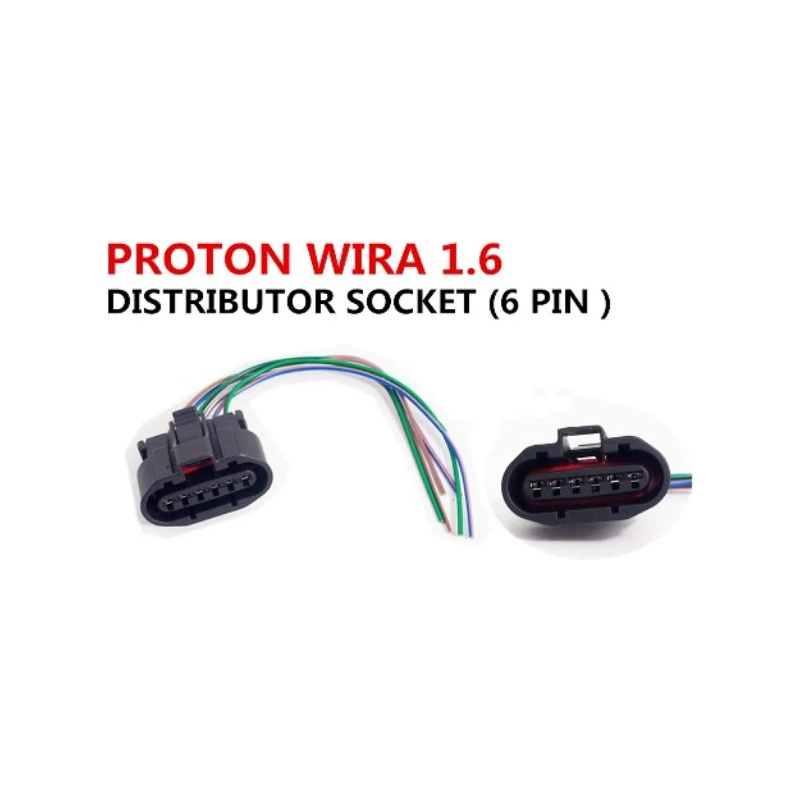 PROTON WIRA 1.6 DISTRIBUTOR SOCKET CONNECTOR 6PIN