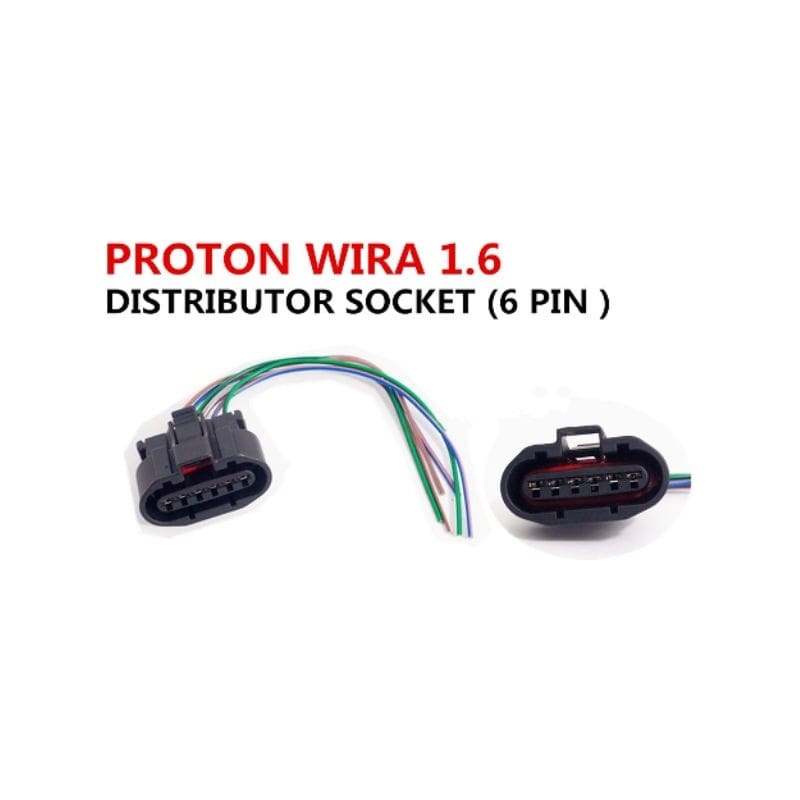 PROTON WIRA 1.6 DISTRIBUTOR SOCKET CONNECTOR 6PIN