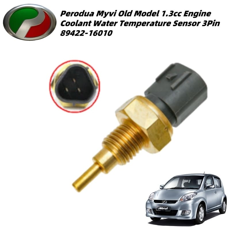 Perodua Daihatsu Myvi First Model Engine Coolant Water Temperature Sensor Switch 3Pin