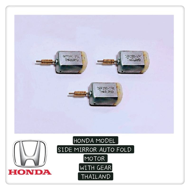 Honda & Proton Preve Model Side Mirror Auto Fold Motor With Shaft Iron Thai
