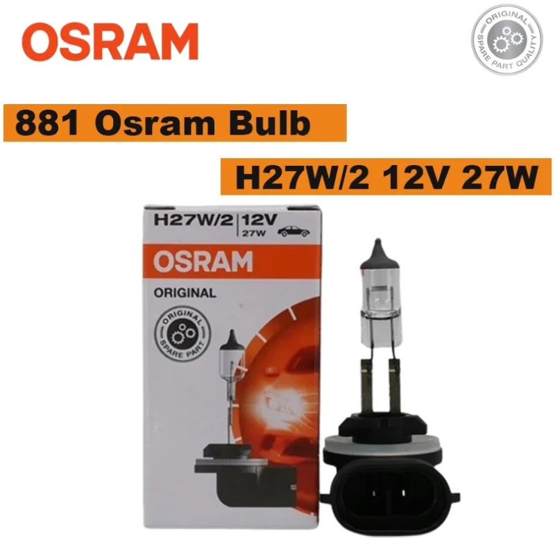 881 Orginal Osram H27W/2 12V 27W PGJ13 Bulb