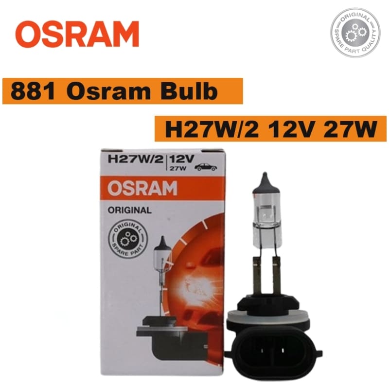 881 Orginal Osram H27W/2 12V 27W PGJ13 Bulb