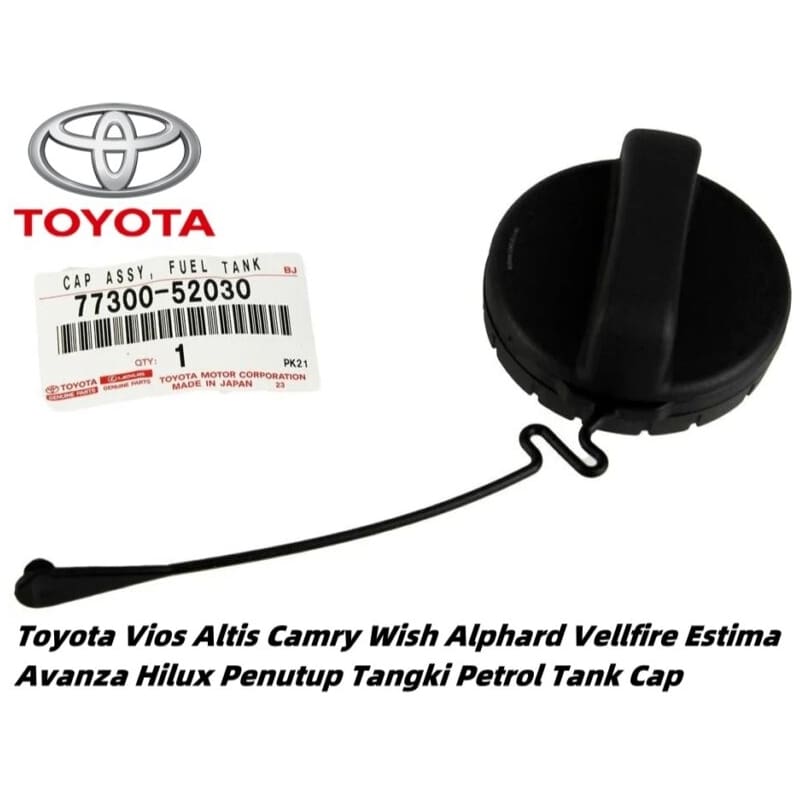 Toyota Vios Altis Camry Wish Alphard Vellfire Estima Avanza Hilux Penutup Tangki Petrol Tank Cap