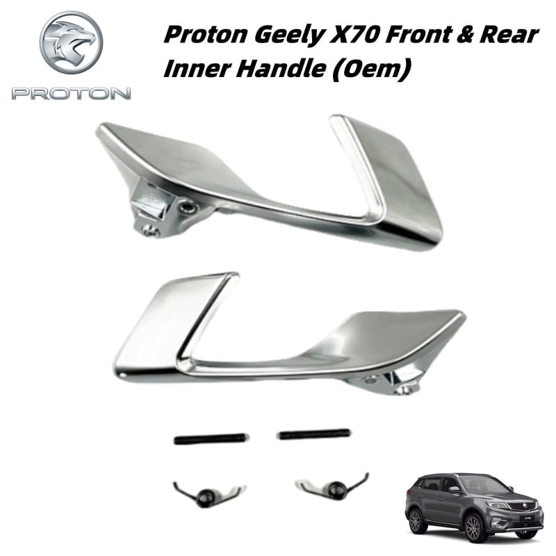 Proton Geely X70 Front & Rear Inner Trim Handle Silver (Oem)