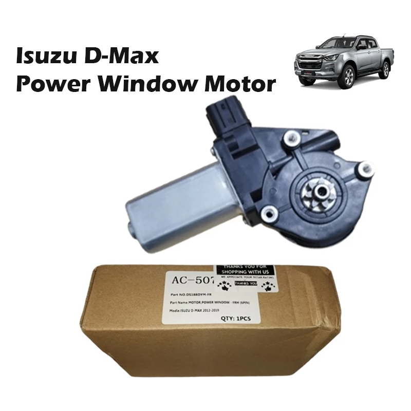 Isuzu D-Max Front Right Power Window Motor(6Pin)