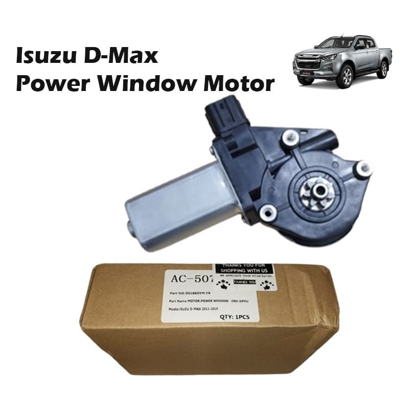 Isuzu D-Max Front Right Power Window Motor(6Pin)