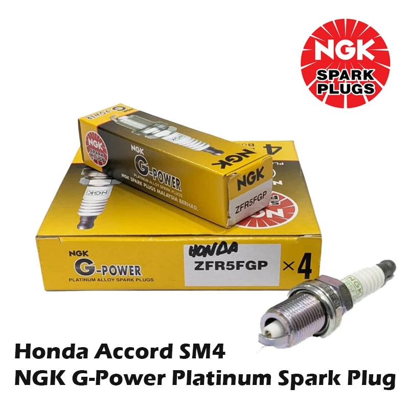 ZFR5FGP 7098 [4PCS] NGK Genuine Honda Accord SM4 NGK G-Power Platinum Spark Plug