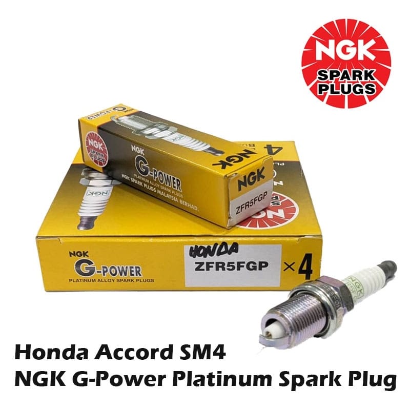 ZFR5FGP 7098 [4PCS] NGK Genuine Honda Accord SM4 NGK G-Power Platinum Spark Plug