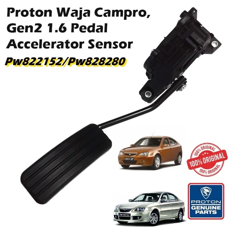 Original Proton Waja Campro, Gen2, Persona 1.6 Pedal Accelerator Sensor ( PW822152 )